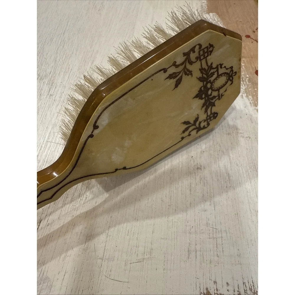Acwalite Marbled Celluloid Vanity‎ Brush